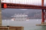 Zhen Hua 4, Heavy lift vessel, shipping large cranes from China to Oakland, Golden Gate Bridge, Gantry Cranes, IMO: 7354292, TSWV06P02_07