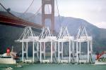 Zhen Hua 4, Heavy lift vessel, shipping large cranes from China to Oakland, Golden Gate Bridge, Gantry Cranes, IMO: 7354292, TSWV06P02_19