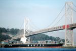 Hanjin Amsterdam, IMO: 9200677, Hanjin shipping line, San Francisco Oakland Bay Bridge, TSWV06P03_15
