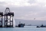 Zhen hua 1, Heavy Load Carrier, IMO: 7506572, ZPMC, Port of Oakland, Gantry Crane, Harbor, TSWV06P09_09