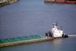Pusher Tug, Tugboat, Barge, Waterfront, Mobile Bay, TSWV07P01_09