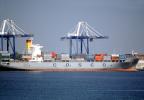 COSCO, Port of Charleston, South Carolina, Dock, Harbor, Gantry Crane, TSWV08P01_07