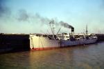 Cargo Ship, Steamer, Docks, 1940s, TSWV08P03_01