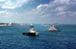 Nassau Harbor, Tugboat Turbot, buoy, Jetty, Harbor