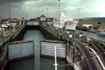 MC Jean Mermoz Cruise Liner, Third Gatun Locks