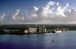 Bridgetown Harbor, Barbados, clouds, silos, docks, TSWV09P01_03