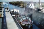 Elmbranch of Sorel, Oil Tanker Ship, Welland Canal, Lock, Mighty Saint Lawrence River, September 1967, 1960s