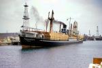 Theodora, Lumber Boat, Long Beach Harbor, Oil Derrick