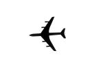 Boeing 707 Silhouette, shape, logo, TZAV01P04_03