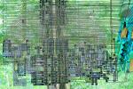 Circuit Jungle, creatures of the electronic age, diodes, grids, Digital Tree, UFIV01P03_12B