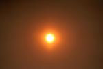 Sunset Through the Smoke of the Sonoma County Fires of 2020