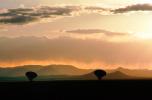 Radio Dish Antennas in The Sunset and Mountains, VLA, UORV01P09_03
