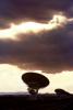 Radio Dish Antenna with Sunset Clouds, VLA, UORV01P09_13