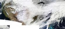 On February 2, 2011, snow covered ground, eastern Arizona to Indiana and Michigan, UPCD01_042