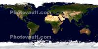 Blue Marble, World Map