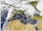Dust Storm, Mediterranean Sea, Africa, Europe, Italy, Libya, Greece, Corsica, Sicily, Sahara Desert