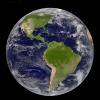 global, water, round, North America, South America, the Americas, artistic globe, land masses, the Western Hemisphere, UPED01_008