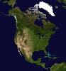 North America, land mass, USA, Greenland, Iceland, Canada, Alaska, Central America, Cuba, Mexico, UPED01_009