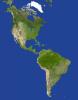 the Americas, North America, South America, land masses, globe, ball, sphere, the Western Hemisphere, UPED01_011