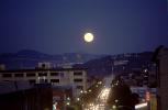 Moonrise over the city, Bay Street, East Bay Hills, UPFV01P08_12