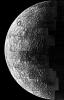 This two image mosaic of Mercury was constructed from photos taken by Mariner 10, UPYV01P01_01