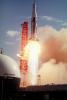 Rocket, Saturn-V, Launch Pad, Taking-off, Cape Canaveral, Florida, USA, F-1 Rocket Engines, USLV01P01_05
