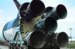 Saturn-V, Nozzle, F-1 Rocket Engines, U.S. Space & Rocket Center, Huntsville, Alabama, Museum, USLV01P09_04