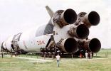 Saturn-V Moon Rocket, Nozzle, F-1 Rocket Engines, USLV01P11_15