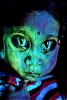 Alien Baby Face, Little Green Man from Mars