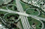 Cloverleaf Interchange, overpass, underpass, freeway, highway, VARV01P02_17