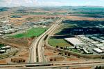 Cloverleaf Interchange, overpass, underpass, freeway, highway, Interstate Highway I-680, I-580, 1 October 1983, VARV01P04_02.0898