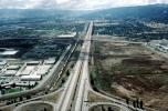 Cloverleaf Interchange, overpass, underpass, freeway, highway, Interstate Highway I-680, I-580, 1 October 1983, VARV01P04_04