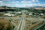 Cloverleaf Interchange, overpass, underpass, freeway, highway, Interstate Highway I-680, I-580, 1 October 1983, VARV01P04_05