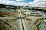 Cloverleaf Interchange, overpass, underpass, freeway, highway, Interstate Highway I-680, I-580, 1 October 1983, VARV01P04_13