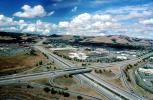 Cloverleaf Interchange, overpass, underpass, freeway, highway, Interstate Highway I-680, I-580, 1 October 1983, VARV01P04_14