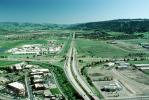 Cloverleaf Interchange, overpass, underpass, freeway, highway, Interstate Highway I-680, I-580, Four-way Interchange, San Ramon, VARV01P07_08
