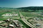 Cloverleaf Interchange, overpass, underpass, freeway, highway, Interstate Highway I-680, I-580, Four-way Interchange, San Ramon, VARV01P07_09