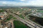 Parclo Interchange, overpass, underpass, intersection, freeway, highway, symmetry, exit, Four-way Interchange, Interstate Highway I-580, VARV01P13_01