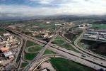 Parclo Interchange, overpass, underpass, intersection, freeway, highway, symmetry, exit, Four-way Interchange, Interstate Highway I-580, VARV01P13_03