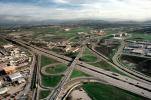 Parclo Interchange, overpass, underpass, intersection, freeway, highway, symmetry, exit, Four-way Interchange, Interstate Highway I-580, VARV01P13_04