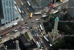 Taxi Cabs, intersection, trucks, Water Tower, Chicago, VARV02P03_10.0562