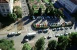 Cars, bus, crosswalk, Parking Lot, street, UC Berkeley, California