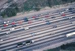 Interstate Highway I-405, level-B traffic, freeway, highway, cars, trucks, buses, vehicles