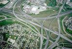 Hybrid Half Cloverleaf Interchange, Maze, tangle, overpass, underpass, freeway, highway, ribbon