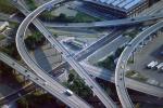 Maze, tangle, overpass, underpass, intersection, interchange, freeway, highway, exit, entrance, entry, Parking Lot, Cincinnati, VARV03P03_05