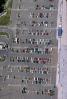 parked cars, stalls, sedan, warehouse roof, Parking Lot, shopping center, Cincinnati, VARV03P04_14.1711