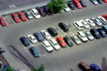 Parking Lot, parked cars, stalls, automobile, sedan, VARV03P05_11