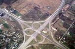 Cloverleaf Interchange, overpass, underpass, freeway, highway, symmetry, VARV03P14_09
