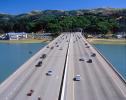 Richardson Bay, Highway 101, cars, automobiles, vehicles, Mill Valley