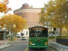 Bus, Niagara Falls, Fall Colors, Niagara Falls State Park Trolley, autumn, VBSD01_025
